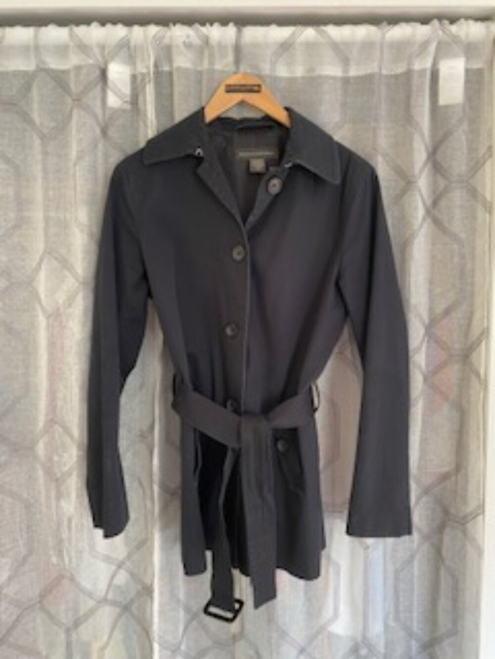 Black Banana Republic Car Coat